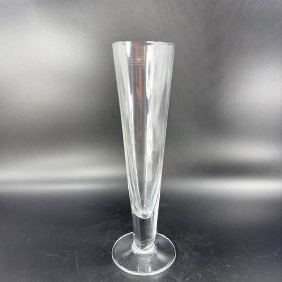 Krosno Clear Heart Shaped Crystal Glass Vase Made In Poland Glass Vase Vintage - Picture 8 of 14